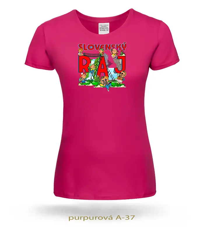 Trička dámske SLOVENSKÝ RAJ TURISTI